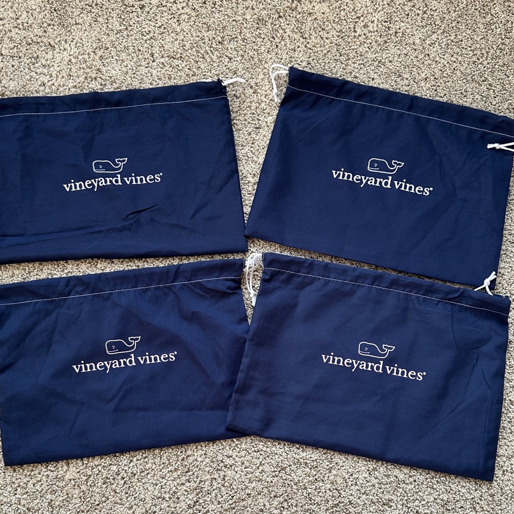 4 - Vineyard Vines Blue Drawstring Bag Collection